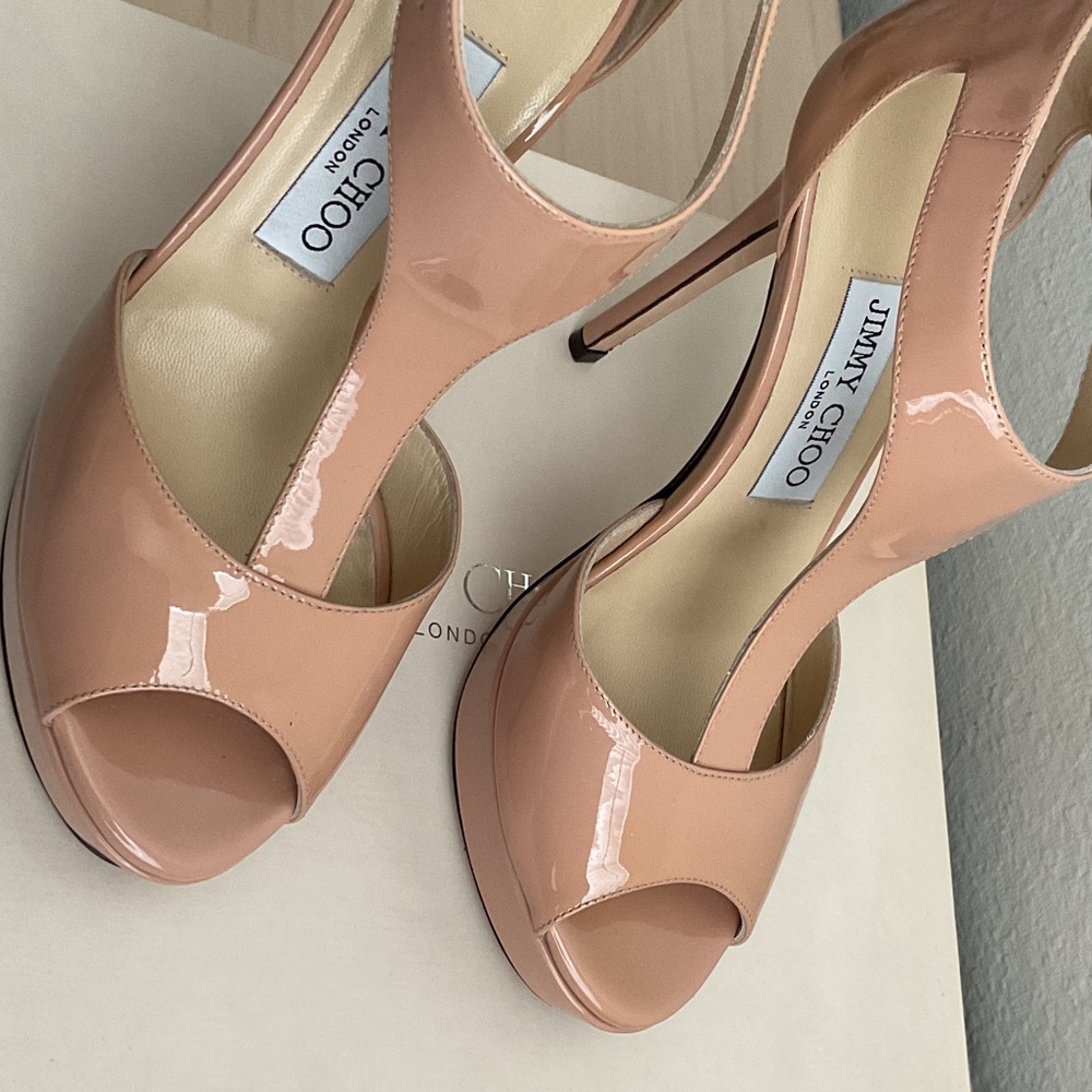 Jimmy Choo Blush Pink Heels - Picture 2 of 13